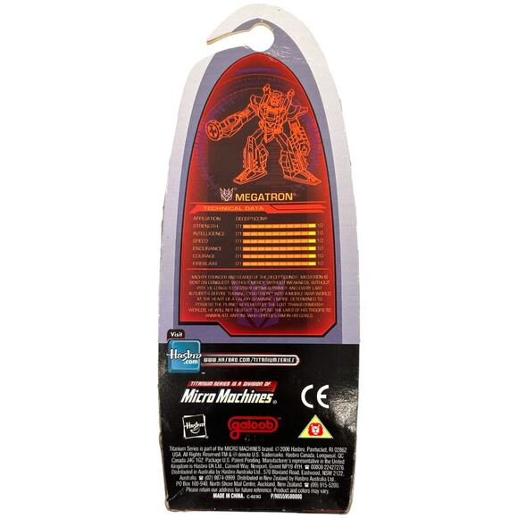 Megatron Hasbro Titanium Series Die Cast Transformer 2006 Action Figure Toy *NEW - Picture 4 of 6